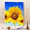 Pintura al Óleo Digital DIY [Nueva Versión de Lienzo] Imagen de Paisaje Entrada Recibidor Pintura Decorativa para Colorear Pintura Acrílica