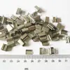 Suministro de Pinzas de Hebilla Plateadas de 6 mm de Ancho, Pinzas para Cuerda de Acero Inoxidable, Abrazaderas para Cuerda de Acero Inoxidable 304