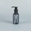 Botella de Plástico para Champú y Gel de Ducha Gris Boston 100-500ml Botella para Loción