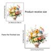 Jarrón de Porcelana Azul y Blanco de Comercio Exterior Transfronterizo de Amazon Arreglo de Flores Adhesivo de Flores Arte para el Hogar Adhesivo Decorativo Elegante