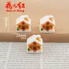 Nueva Serie Navideña Estéreo Manualidades de Pegamento de Crema de Resina Accesorios Colgante Funda para Teléfono Móvil