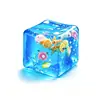 Copos de Nieve Cubitos de Hielo Agradables Cubitos de Hielo Juguete Squishy de Maltosa Juguete Squishy de Concha Marina Gadget de Alivio del Estrés de Rebote Lento