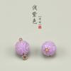 Guofeng hortênsia resina conta fivela 10MM cheongsam fivela Tang terno Hanfu botão camisa vestido roupas infantis fivela atacado