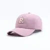 Gorra de Béisbol Casual de Moda Nueva con Forma de R, Gorra de Moda con Letras, Transpirable para Senderismo, Mismo Estilo que las Celebridades de Internet