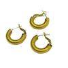 Aretes coreanos nuevos DIY material de latón de resorte胚ón de cobre moda europea y americana transfronterizo sentido de alto nivel