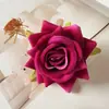 Novo buquê Cabeças de flor de Veludo Botões pontiagudos pequenos 7cm Botões pequenos com chifre Cabeças de flor de Rosa