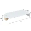 Decoración de mesa de postres de hierro blanco, decoración de mesa de boda, soporte de exhibición de plato de pastel de cumpleaños, bandeja de postre de té de la tarde