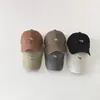 Boné de Baseball Sul-Coreano para Crianças de Uma Peça Versátil com Letra Bordada Estilo Ins para Meninos e Meninas Proteção Solar Chapéu de Bebê Boné