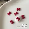 Accesorios de Uñas Artísticas Tendencia en Línea: Pajaritas Versátiles de Colores Mate 3D Decoraciones para Uñas de Resina DIY