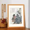 Marco de Fotos de Madera Maciza Colgante de Pared Marco de Fotos Color Madera Montaje Pantalla A4 Póster de Boceto A3 Pintura al Óleo Marco Vacío 8K Abierto 4K Personalización