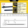 Abraçadeiras de Cabo para Carro Material Nylon Pa66 Várias Especificações Abraçadeiras de Cabo Tipo Cabeça de Avião Abraçadeiras de Cabo para Chicote Abraçadeiras de Cabo Autotravantes com Dente Reversível