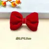 Veludo vermelho borboleta acessórios atacado strass laço acessórios acessórios de cabelo roupa sapatos e chapéus acessórios laço de algodão