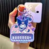 Llavero de Piano Sanrio Original Lindo Juguete Musical Colgante de Bolso Llavero de Coche Pequeño Regalo Al Por Mayor