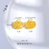 Loja de ouro com areia ouro pequeno lingote de prata Xiangyun Diamond lock bolsa colar pingente bonito cadeado de ouro presente para namorada