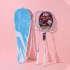 Raqueta de Bádminton 729 Tianjin Personalizada de Fibra de Carbono para Estudiantes y Adultos, Modelo de Entrenamiento Unisex, Duradera y Altamente Elástica