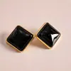 Pendientes de Plata Europea y Americana Transfronterizos de Acrílico con Diseño de Rombo Pendientes de Moda Simples Exquisito Sentido del Diseño Accesorios Versátiles para Pendientes Venta al por Mayor