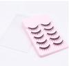 Novato Tres Colores Princesa Universitaria Pestañas Postizas Extensión Extremo de Ojo Natural Cruzado Segmentado Tallo Transparente Grupo Individual Mami