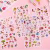 Japonés y coreano creativo animal caricatura niña DIY Pegatinas de diario álbum Diario pegatinas decorativas de PVC para niños dispersas al por mayor