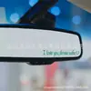 Comercio Exterior Ilu Conduce Seguro Conducción Segura Impermeable Vinilo Pegatina para Coche Universal para Coche Espejo Retrovisor Pegatina Decorativa