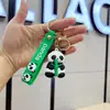 Llavero Colgante Lindo de Panda Rojo de Bambú Seleccionado Cuidadosamente de Celebridad de Internet Llavero Colgante para Llaves Coche Bolsa Regalo