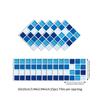 Conjunto encantado para banheiro adesivos de parede de mosaico de cristal à prova d'água cozinha adesivos de azulejo à prova de óleo adesivos estéreo 3D fabricantes de origem