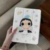 Funda Protectora para Tableta con Diseño de Lunares y Ángel, Hebilla Pequeña de Jade, Adecuada para iPad Pro 11/13 pulgadas, Air 8/7/6 con Ranura para Lápiz