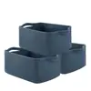 Cesta de Almacenamiento Tejida a Mano con Hilo de Algodón Estilo Nórdico para Artículos del Hogar, Cesta de Lavandería para Dormitorio, Cesta de Almacenamiento para Snacks y Ropa