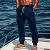 Plataforma independiente LAZADA transfronteriza primavera y otoño para hombre, modernos, deportivos, con bolsillo, cordón, pantalones cargo en stock para venta al por mayor