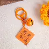 Chaveiro Tag de Palavra em Acrílico Bênção Ganhe o Campeonato Decoração de Mochila Estudantil Presente de Formatura Ensino Fundamental/Médio