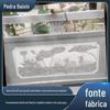 Rua do Jardim granito Pedra branca sésamo grade de proteção cerca proteção de rio grade de pedra ponto turístico grade de pedra decorativa