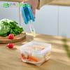 Maihui Clip Crujiente Grado Alimenticio Pp Calentamiento por Microondas Lonchera Caja para Pepinillos Especial Plástico para Refrigerador Almacenamiento