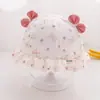 Gorro de Bebé Primavera y Otoño Delgado Estilo Occidental para Niña Sombrero de Sol para Bebé Lactante Meses Pequeños Sombrero Protector Solar Sombrero de Pescador Verano