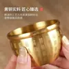 Pote de Arroz de Latão, Pote das Cem Bênçãos, Pote de Latão Genuíno Atrai-Riqueza, Bacia do Tesouro, Pote de Cobre, Decoração de Mesa para Sala de Estar, Ornamento Criativo