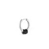 Pendientes de Acero de Titanio para Hombre, Tendencia Hip-Hop, Simples y Personalizados, Pendientes de Cinco Anillos de Acero Inoxidable, Galvanoplastia al Vacío, Fabricante, Venta al por Mayor