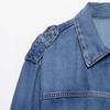 Jaqueta Versátil de Comércio Exterior Francesa Estilo Coreano Primavera Novo Design Jeans Feminino Estilo Sofisticado