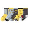 Meias de algodão para bebês, meias infantis de outono, meias antiderrapantes de trampolim, meias de algodão para bebês, meias de cano médio, meias de chão para meninos de desenho animado