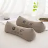 Almofada de Trigo Triangular com Proteção para o Pescoço, Núcleo de Almofada Especial para Adultos para Ajudar no Sono, Almofada de Tração de Curva Inversa Óssea, Almofada Cilíndrica Dura de Suporte