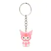 Llavero de Goma Blanda de Dibujos Animados Kuromi Pochacco My Melody Llavero Conejo Espacial Colgante para Bolsa
