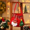 Suprimentos de Natal Pano Escovado Cor Sacola Papai Noel Saco de Presente Crianças Pequeno Saco de Presente Decorações