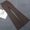 Ropa de Yoga Verano para Mujer Pantalones de Campana Cintura Alta Elásticos Ajustados Abdomen Ajustados al Cuerpo Deportivos Ocio Pantalones de Campana de Yoga
