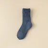 Calcetines de Lana para Mujer, Calcetines de Media Pantorrilla, Engrosados con Forro Polar, Calcetines Caídos, Calcetines Cálidos de Rizo, Calcetines Largos de Cachemira para Mujer
