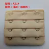 Extensor de Sujetador de Acero Inoxidable de Tres Filas y Tres Ganchos, Broche Extensor de Lencería de Tres Filas y Tres Ganchos, Venta Directa del Fabricante, Incluye Carta de Colores