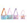 Bolsa de juguete para niños, bolsa de viaje para playa, bolsa de almacenamiento hueca, bolsa de playa transparente, bolsa de hombro, se puede agregar logo
