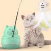 Brinquedo de gato vara de pescar para gato gato auto-hi giratório pena de gato sino vara de gato suprimentos para animais de estimação##