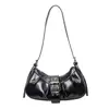 Bolsa Plissada Retrô de Nicho para Mulheres Versão Coreana 2025 Nova Tendência Moda Versátil Bolsa de Ombro Sob o Braço Bolsa de Mão Elegante