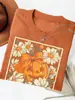 Transfronterizo 180Gemery Rose Halloween Calabaza Fantasma Estampado Talla Grande t