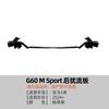 Adequado para Série 5 da BMW I5 G60 2024+ Modelo M Performance Spoiler Traseiro Inferior Acessórios de Modificação Externa