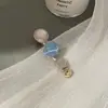 Grampo de Cabelo de Pérola de Luxo Estilo Celebridade da Internet Coreana Ins Simples Lateral Presilha de Cabelo para Testa Grampo de Cabelo Acessório para Franja Atacado