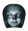 Capa de encosto de cabeça de carro com design de fantasma de terror, fronha de carro, capa de assento à prova de poeira, pode ser personalizada com sua própria imagem como capa de apoio para cabeça e pescoço