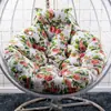 Cojín Grueso para Cesta Colgante, Cojín para Silla Colgante Tipo Nido de Pájaro de Ratán, Cojín Individual para Silla Colgante, Cojín Redondo para Mecedora Extraíble y Lavable